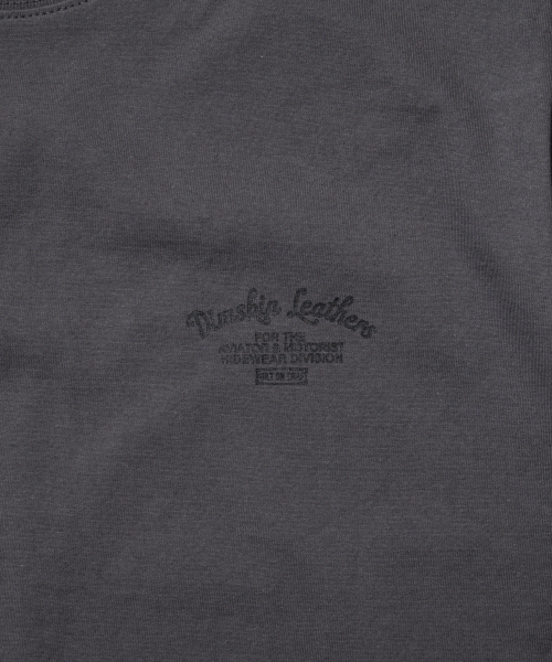 SLOGAN T-SHIRT [CHARCOAL]