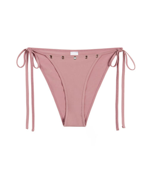 Linea Eyelet Bikini Bottom - pink