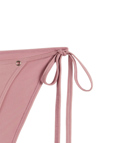 Linea Eyelet Bikini Bottom - pink