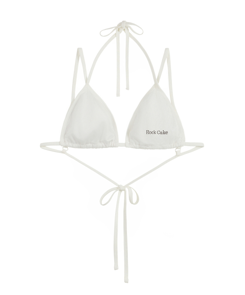 Pureline Logo Bikini Top - белый