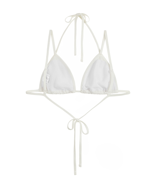 Pureline Logo Bikini Top - белый