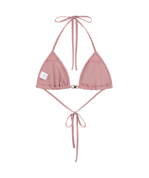 Linea Eyelet Bikini Top - pink