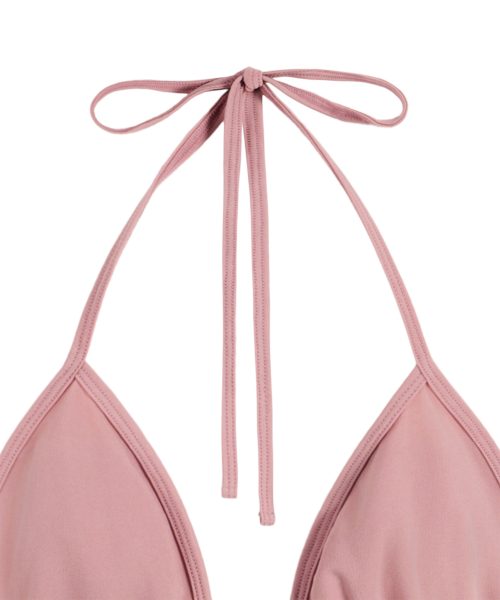 Linea Eyelet Bikini Top - pink