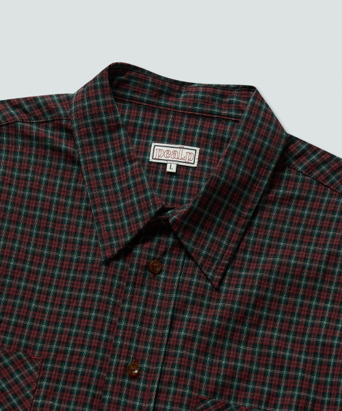 Two-Tone Check рубашкаs (Red)