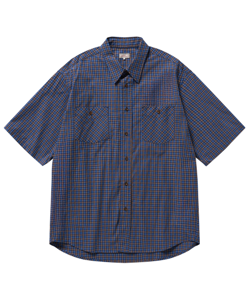 Two-Tone Check рубашкаs (Blue)