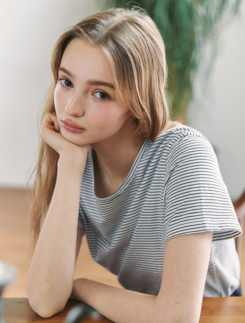 Ray Stripe Short Sleeve T-shirt - white