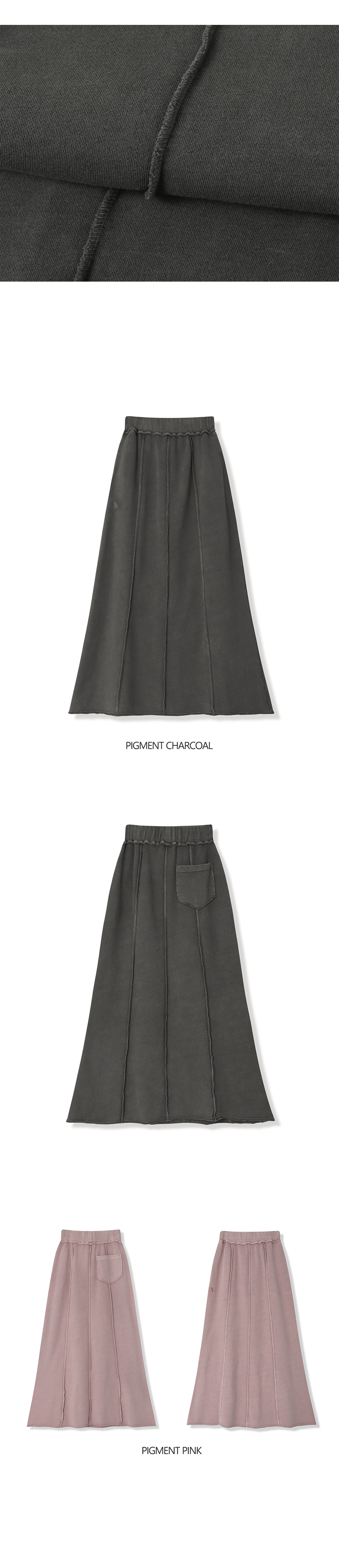MUSINSA | AVANDRESS 3D Cutting Maxi Skirt - 2COL