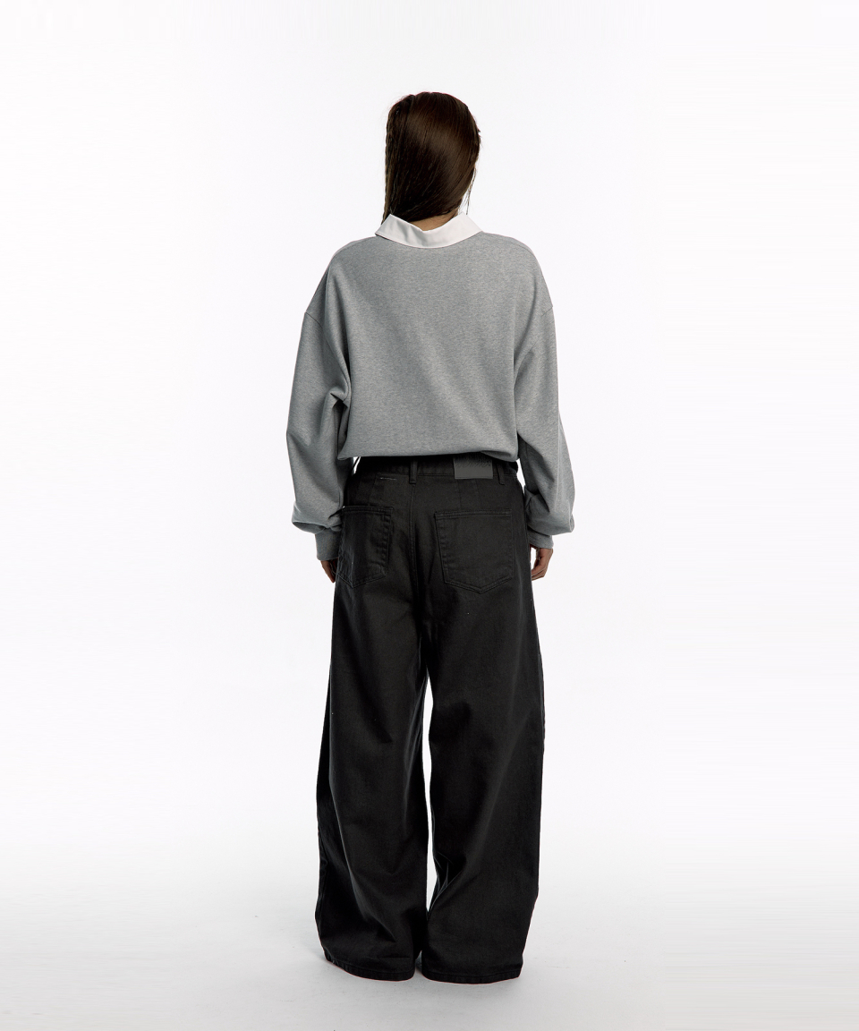 パンツ Kashiko Embroidered Pintuck Wide Pants M Kashiko】Embroidered Pintuck Wide Pants (Kashiko/パンツ