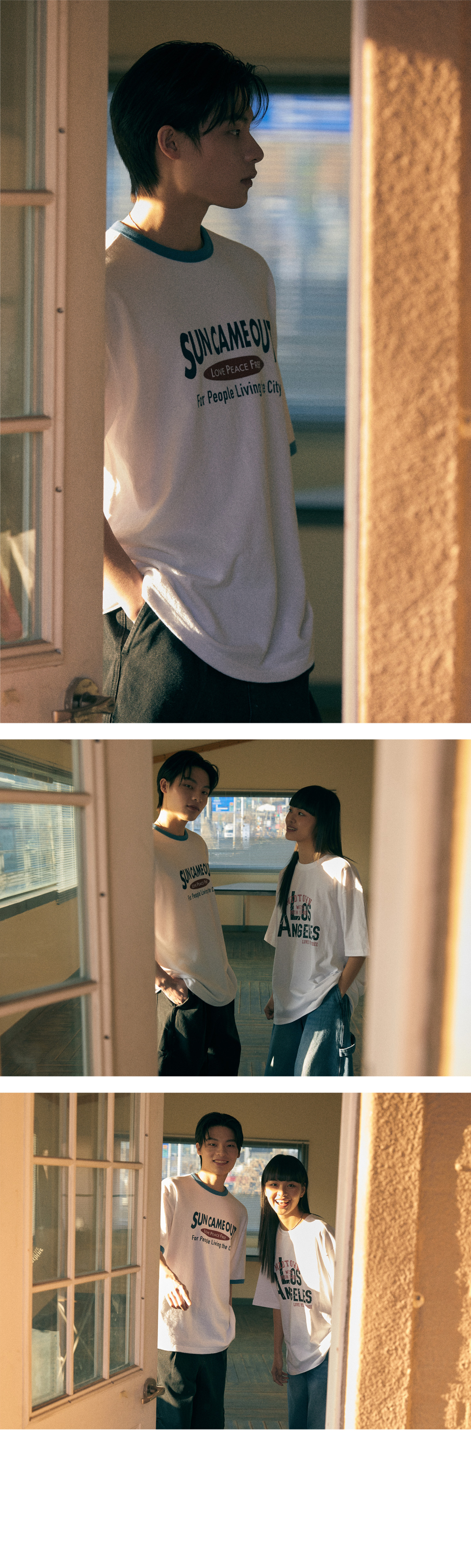 ★Urbandtype.★ Sun Out Lettering Terry Ringer T-Shirt Navy MUSINSA | URBANDTYPE Sun Out Lettering Terry Ringer T