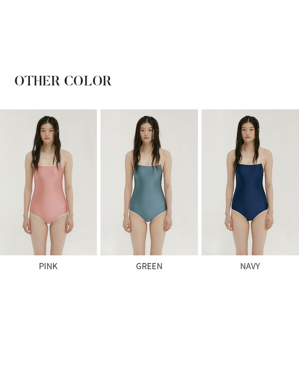 【LINGSEOUL】glossy swim suit MUSINSA | LINGSEOUL glossy swim suit-green