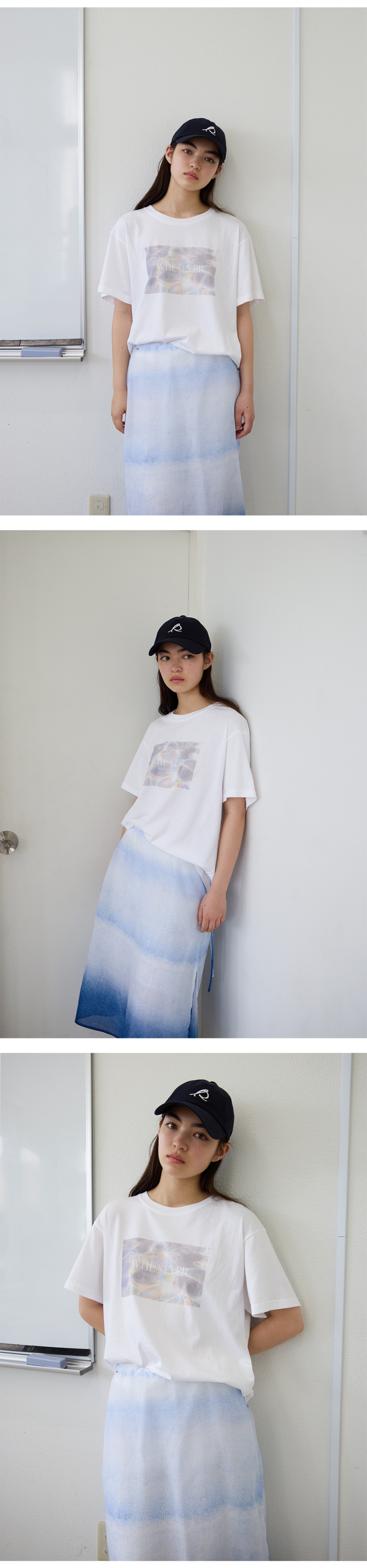 LEVAR ♥ Aurora Mystic Ocean T-Shirt /追跡付 MUSINSA | LEVAR Aurora Mystic Ocean T-Shirt - Off White
