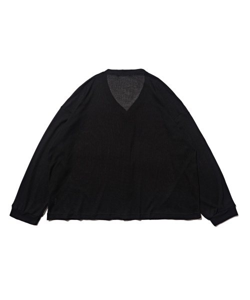 Летний оверсайз кардиган на двух пуговицах (Black)