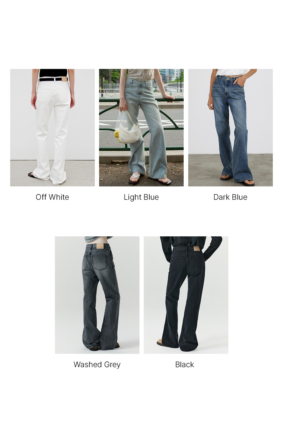LEVAR ♥ Relaxed Boots Cut Denim /追跡付 MUSINSA | LEVAR Relaxed Boots Cut Denim - Black
