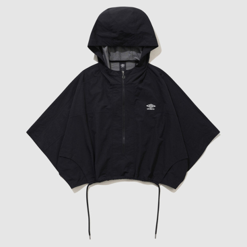 Женский анорак с капюшоном Sunshower Solid BLACK (UQ322CWT71)