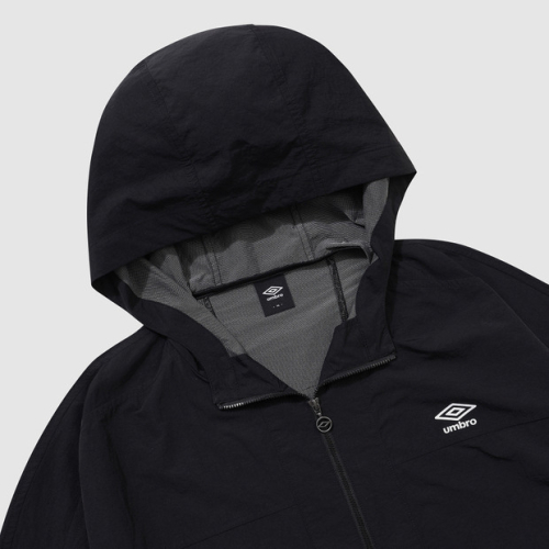 Женский анорак с капюшоном Sunshower Solid BLACK (UQ322CWT71)