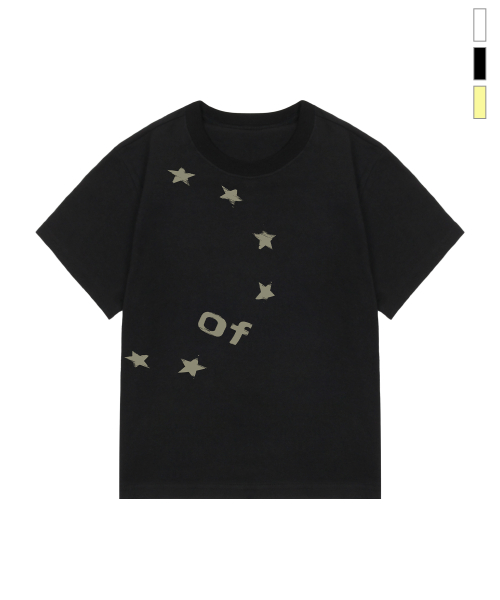 [WOMAN] Облегающая футболка CIRCLE STAR_3color