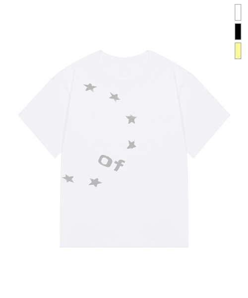 [WOMAN] Облегающая футболка CIRCLE STAR_3color