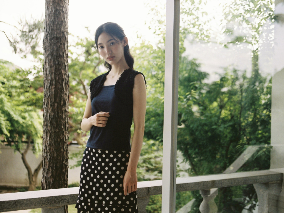 MUSINSA | PEEVES PEEVES Dot Pleasts Skirt / Black