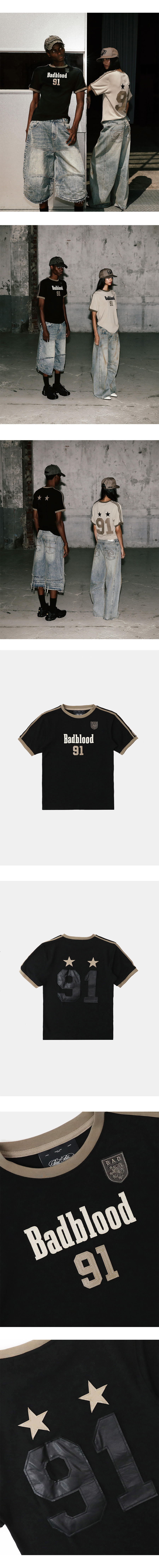 BADBLOOD ♥ Vintage Club Jersey Ringer T-Shirt/追跡付 MUSINSA公式 | BADBLOOD Vintage Club Jersey Ringer T-Shirt