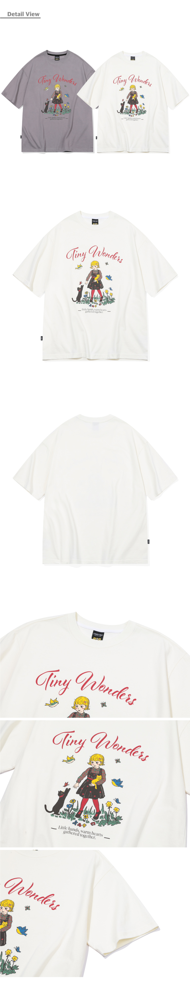[CPGN STUDIO]★25SS★韓国人気★WONDERS SHORT SLEEVE T-SHIRT MUSINSA公式 | CPGN STUDIO Wonders short sleeve cream