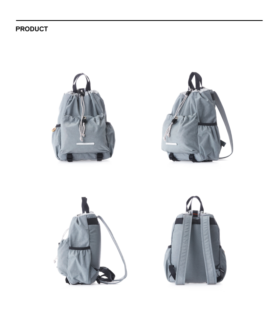 バックパック・リュック RAWROW String Mini Backpack 763 ep.3 5 Colors MUSINSA | RAWROW String Mini Backpack 763 ep.3 Black