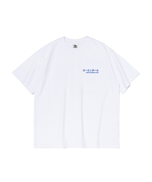 Оверсайз футболка RIDING BIKE CAT (White)