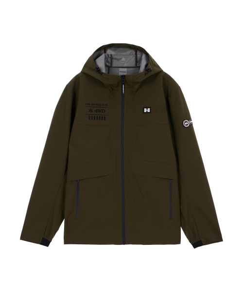 Куртка-дождевик 3Layer с капюшоном Khaki