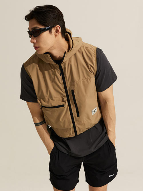 Жилет-безрукавка 3 Pocket Crispy Runners Beige
