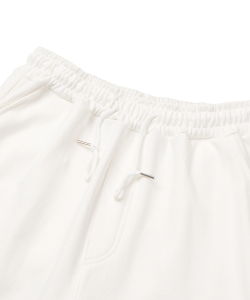 Small Poket Bermuda Sweat Pants _ Off White