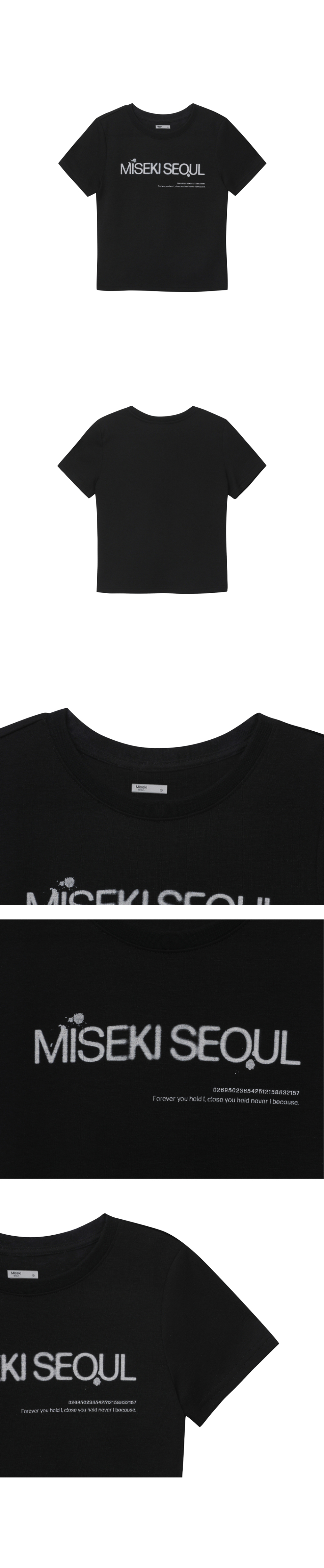 ★MISEKI SEOUL★ Logo short sleeves MUSINSA | MISEKI SEOUL Logo short sleeves BLACK
