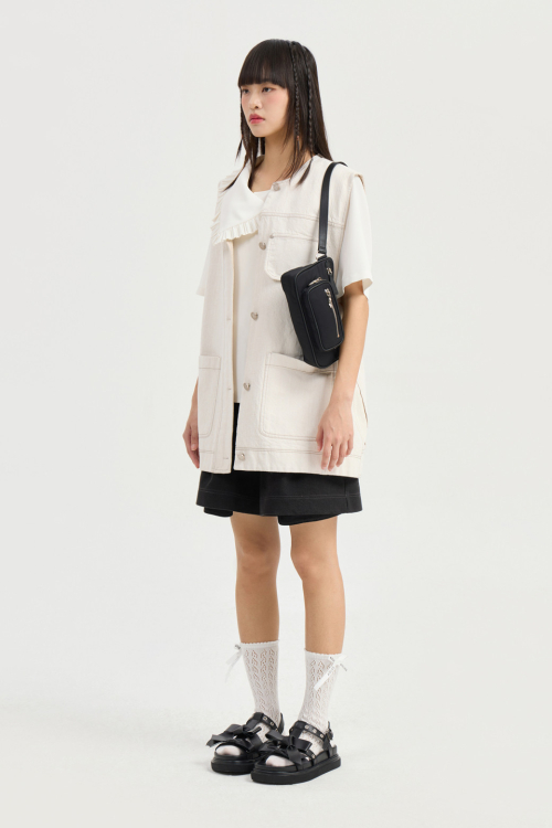 Out Pocket Vest (ivory) LFVAM25400IVX