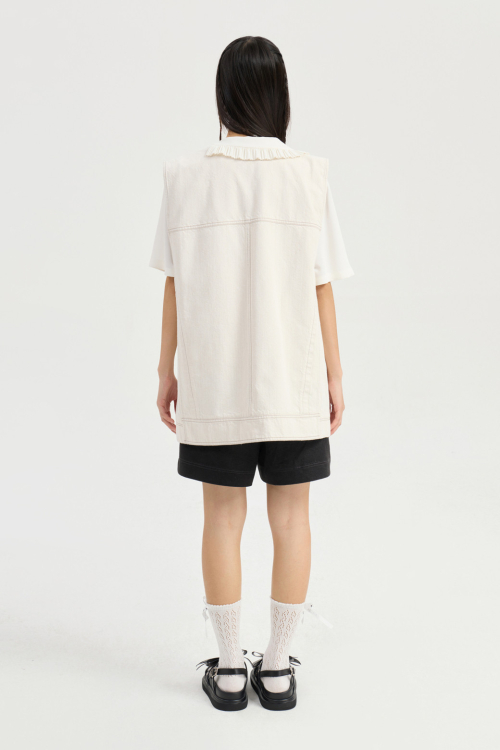Out Pocket Vest (ivory) LFVAM25400IVX