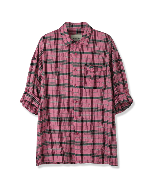 Legacy Linkle Check Overfit Rollup Shirt - 2COL