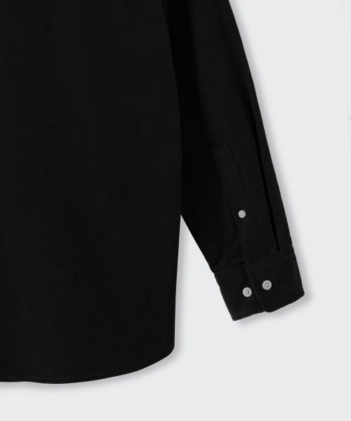 Relaxed 16W Corduroy Shirt [Black] thumbnail 6