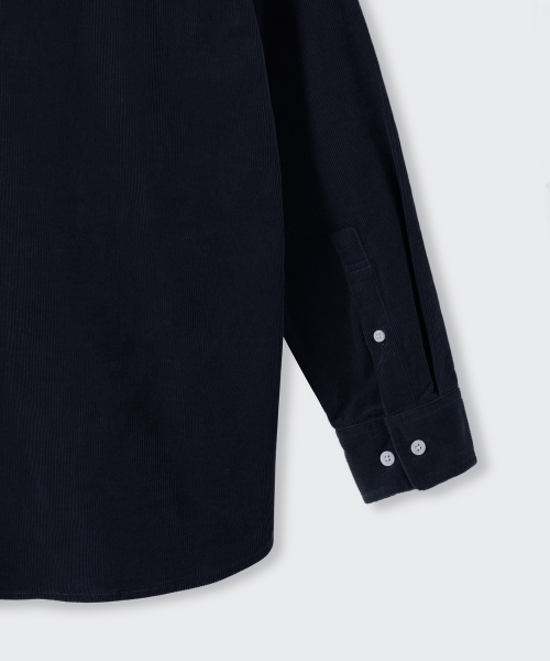 Relaxed 16W Corduroy Shirt [Navy] thumbnail 6