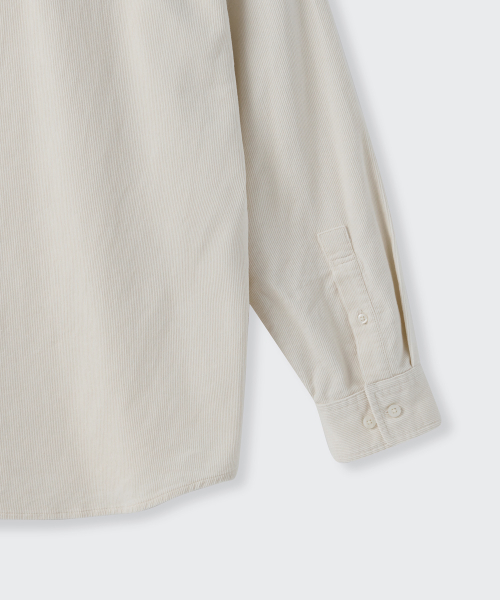Relaxed 16W Corduroy Shirt [Cream] thumbnail 6