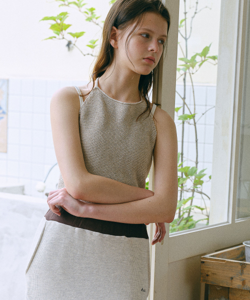 Oliver halter sleeveless (ecru)