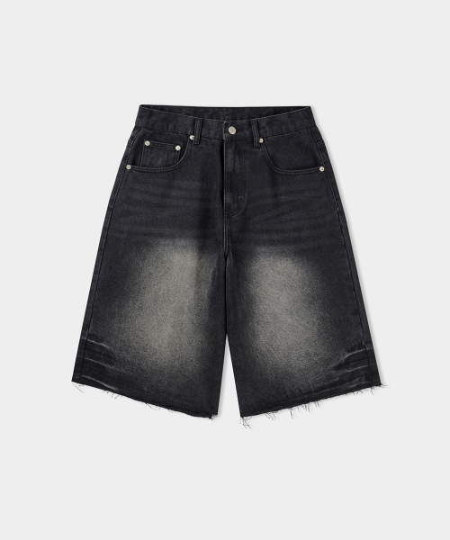 Джинсы Domingo с необработанным краем (Black)