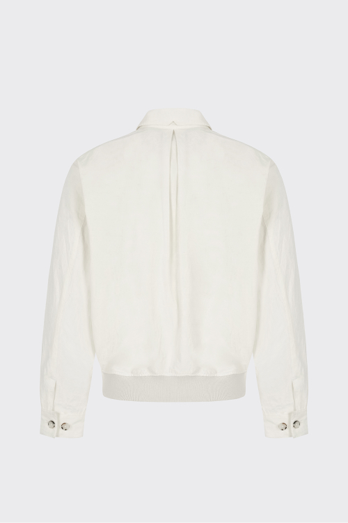 Куртка из конопли TFBS-S05 Off White
