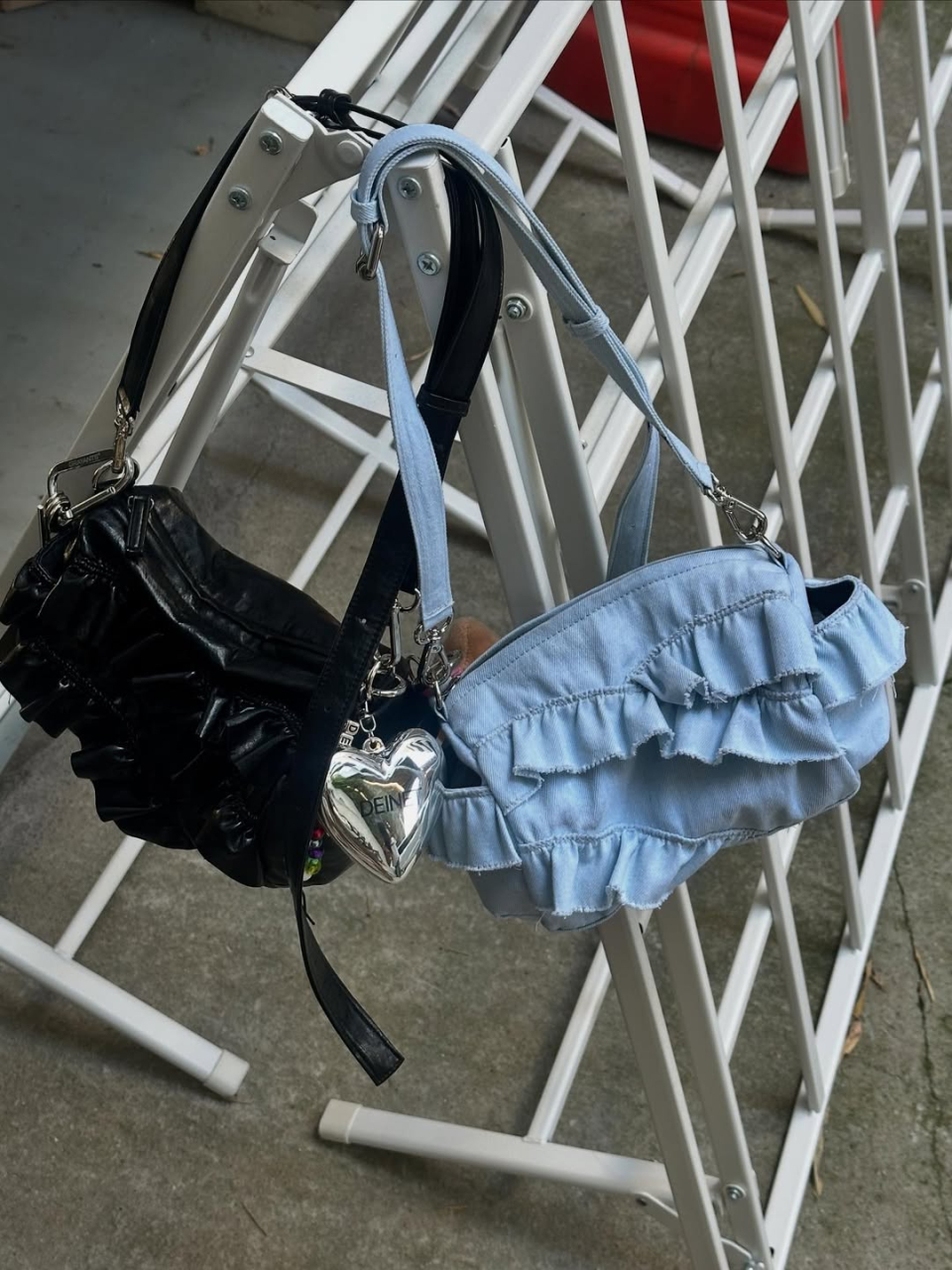 DEINET ♥ DEINET POCKET MINI FRILL BAG/追跡付 DEINET POCKET MINI FRILL BAG