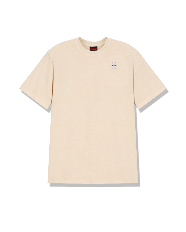 MUSINSA公式 | AFTERMATH PIG DYED AIM LOGO TEE [OFF WHITE]