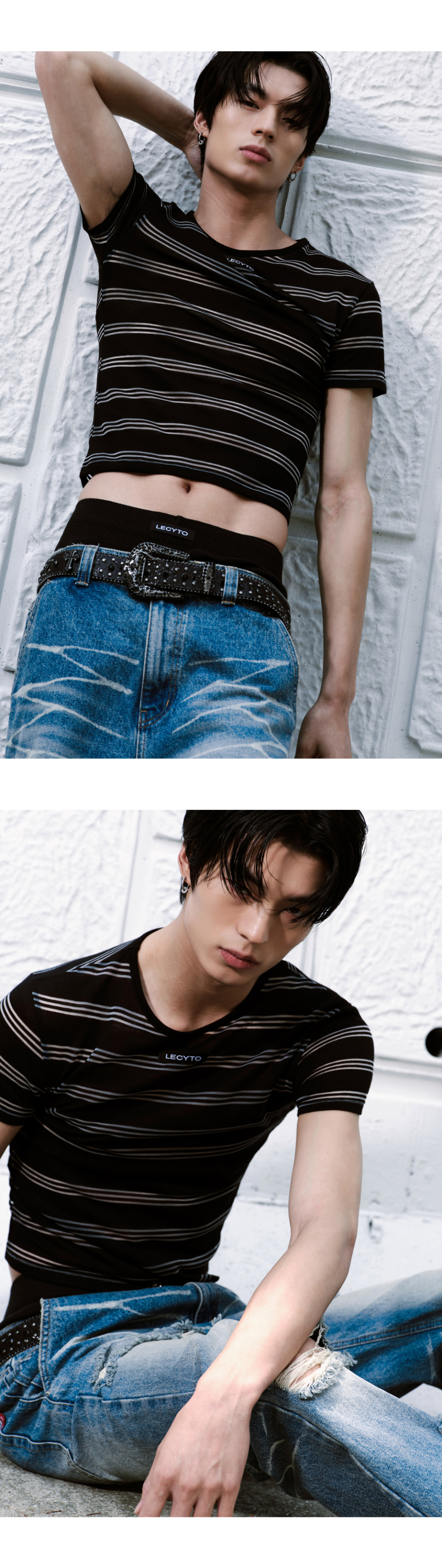 ★LECYTO★ Zephyr SeeThrough TShirtBlack MUSINSA公式 | LECYTO Zephyr See-Through T-Shirt_[Black]