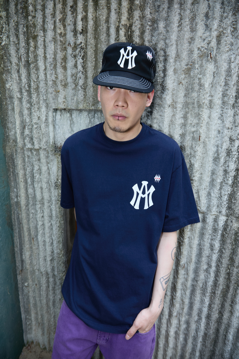 [AFTERMATH] AFTERMATH ATM CLUB T-SHIRT /追跡付 MUSINSA | Aftermath ATM LOGO TEE [NAVY]