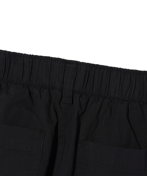 Широкие брюки карго с защипами BLACK (LO3PU726-076)