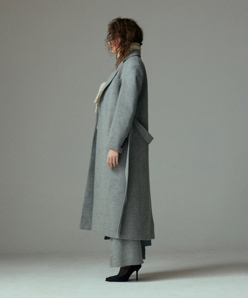 Minimal wool coat
