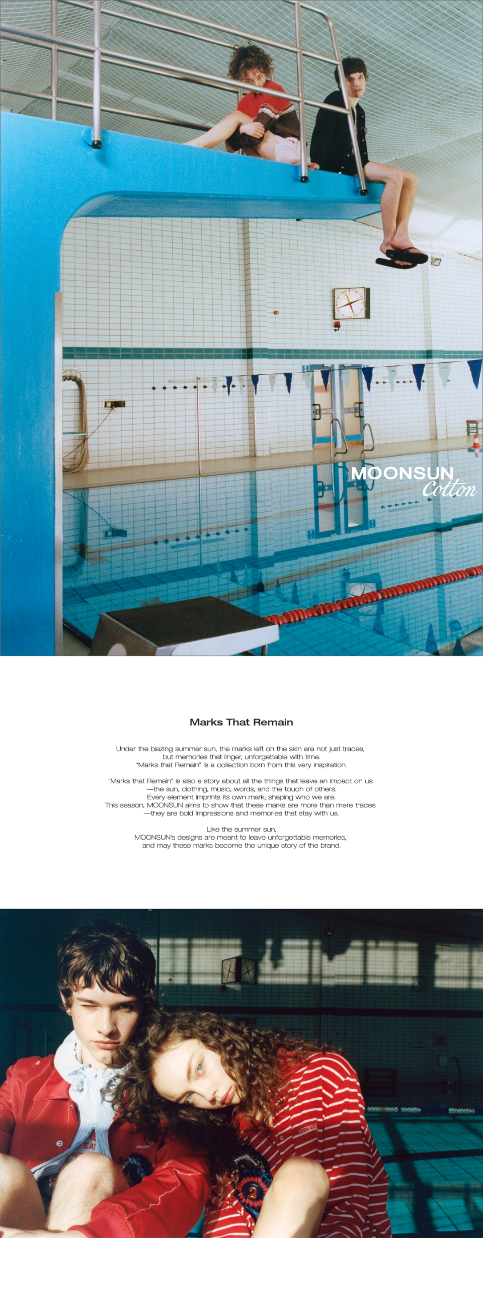 MUSINSA公式 | MOONSUN 01 M.C UNISEX, Stripe PK Half Shirt