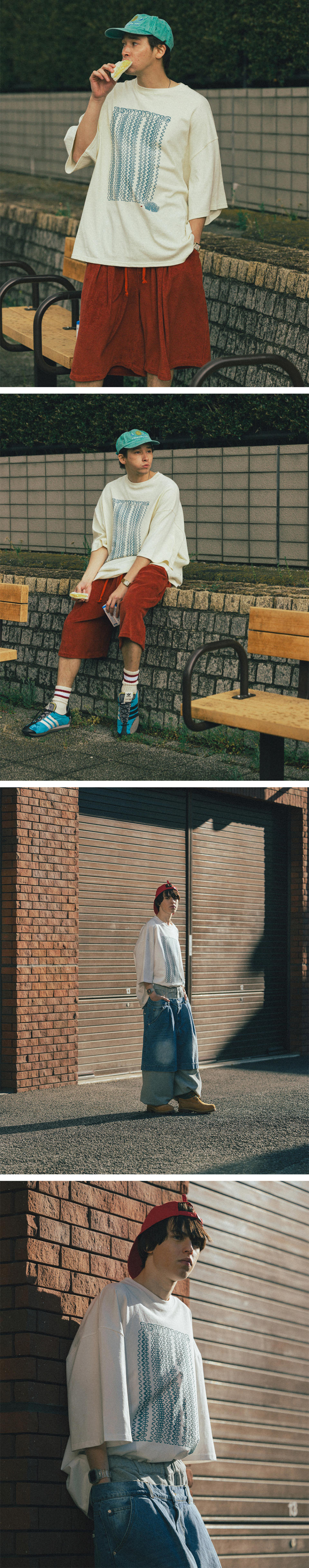 【ANGLAN】25SS★ [AG] Slinky Graphic Half Tee MUSINSA | ANGLAN Slinky Graphic Half Tee - Ivory