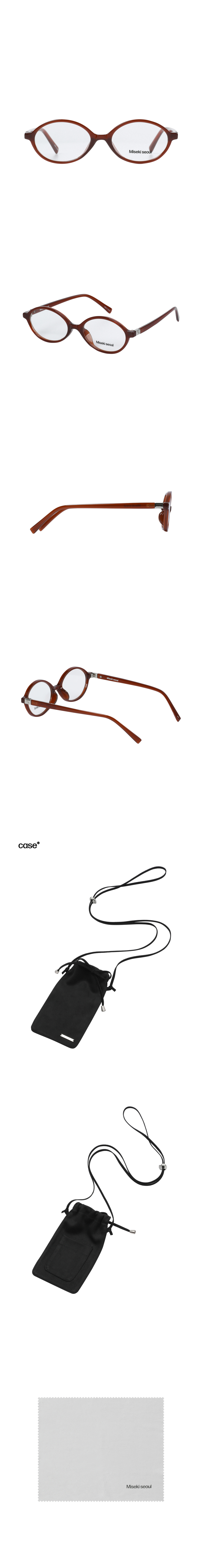 【Miseki SEOUL】25ss Signature logo round glasses MUSINSA | MISEKI SEOUL Signature logo round glasses BLACK