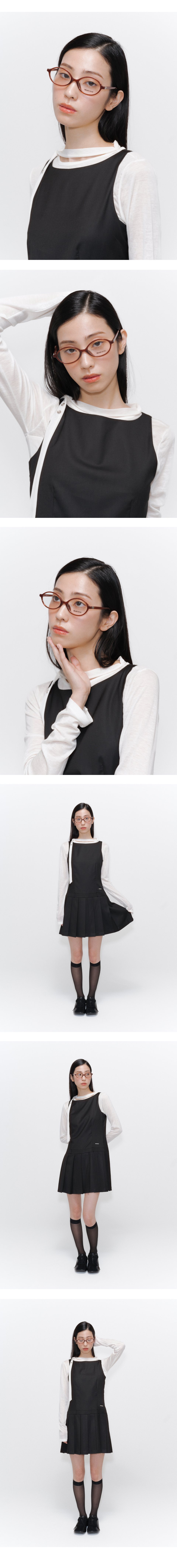 【Miseki SEOUL】25SS★ Signature logo round glasses MUSINSA | MISEKI SEOUL Signature logo round glasses BLACK