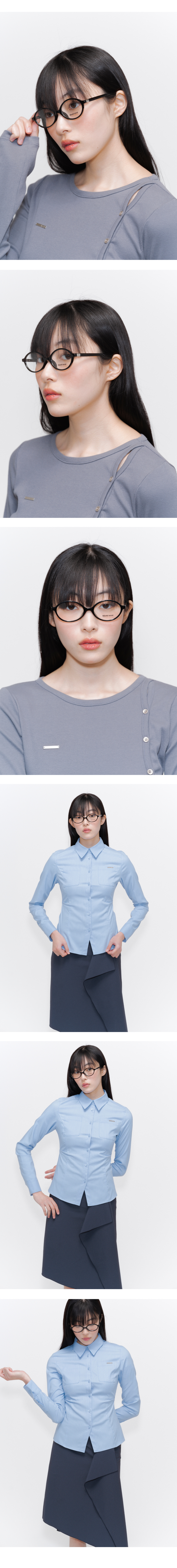 【Miseki SEOUL】25SS★ Signature logo round glasses MUSINSA | MISEKI SEOUL Signature logo round glasses MAROON